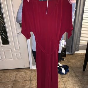 Maroon colored jumper